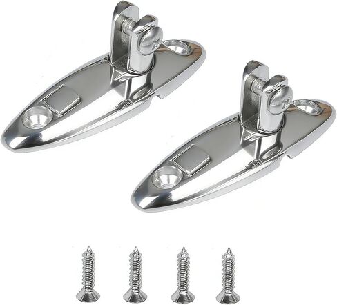 Thorn Boat Bimini Top Deck Swivel Hinge Mount 316 Stainless Steel Pack of 2 in Saudi Arabia