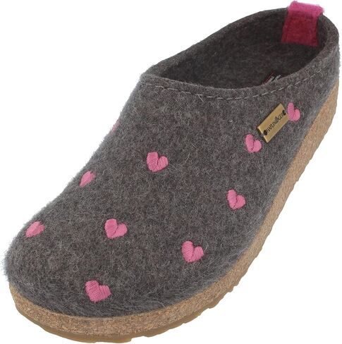 HAFLINGER Unisex-Adult Grizzly Stelline Wool Felt Indoor/Outdoor Clogs, 60 EU in Saudi Arabia