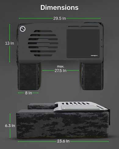 Couchmaster® CYBOT - مكتب كمبيوتر محمول مريح لأجهزة الكمبيوتر المحمولة أو المعدات اللاسلكية، بما في ذلك الوسائد ولوحة الماوس in Saudi Arabia