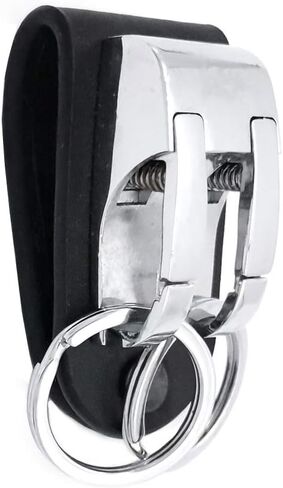 LGNL Leather Belt Loop Keychain with 2 Detachable Clips&Key Ring Belt Key Ring Holder Belt Key Chain in Saudi Arabia
