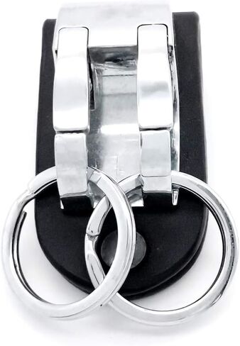LGNL Leather Belt Loop Keychain with 2 Detachable Clips&Key Ring Belt Key Ring Holder Belt Key Chain in Saudi Arabia