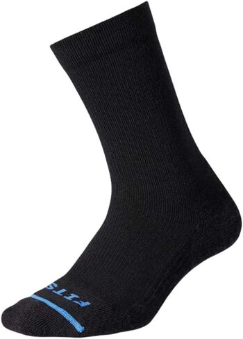 FITS Light Hiker – Crew: Contour Hugging Cushioned Outdoor Socks for Hiking, Camping, Trekking, Fishing, Ocean, X-Large in Kuwait