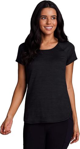 RBX Active Women's Athletic Quick Dry Space Dye Short Sleeve Yoga T-Shirt in Saudi Arabia