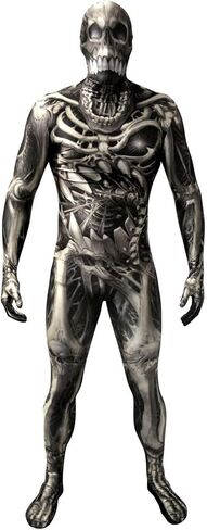 زي Morphsuits الرجالي على شكل جمجمة وعظام هيكل عظمي in Saudi Arabia