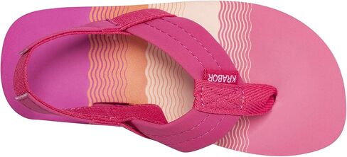 Boys Girls Flip Flops Sandals with Back Strap for Toddler/Little Kid/Big Kid in Saudi Arabia