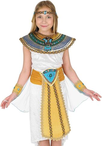 زي كليوباترا للفتيات من فن شاك، زي مصري للأطفال البنات، زي مصري للبنات، زي كليوباترا للأطفال البنات in Saudi Arabia