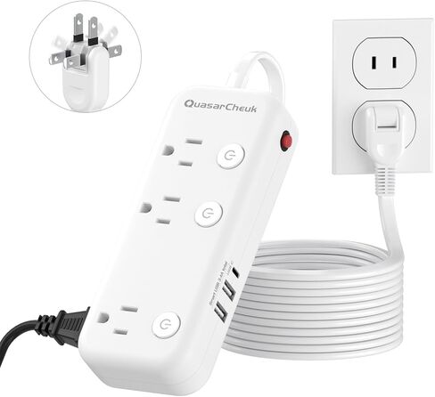 شريط طاقة ذو شقين، محول مخرج ذو شقين إلى 3 شقوق، سلك تمديد ذو شقين مع USB-C، 6 منافذ و3 USB، محول 3 شقوق بطول 5 أقدام، لمنفذ ذو شقين مستقطب، حامل على الحائط، غير مؤرض، منزل قديم in Saudi Arabia