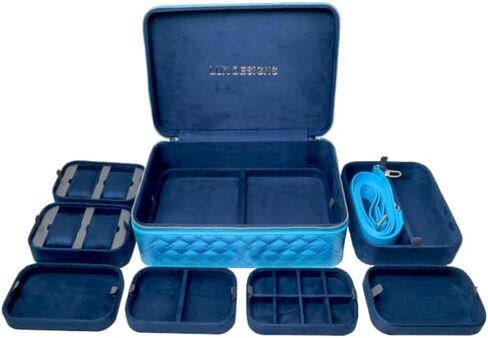 Lux Designs Large Jewelry Box/Jewelry Travel Box - Elegance On-The-Go For Ring, Chain, Bracelet & Watches in Kuwait