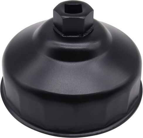 OXCANO 86.4mm 16 Flutes Oil Filter Wrench Compatible with BMW with 86mm Cartridge Style Filter Housing Caps, Oil Filter Housing Cap Removal Tool To Change Oil, Oil Filter Socket Wrench Kit in Saudi Arabia