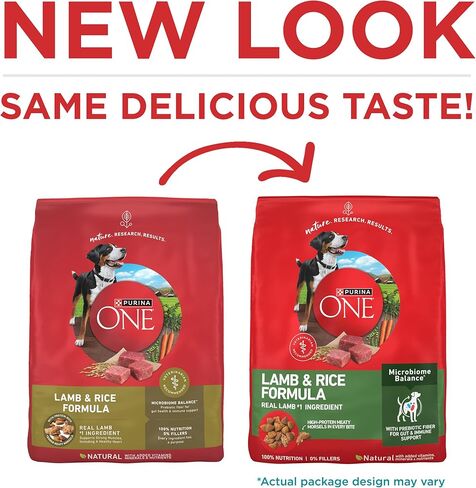 Purina ONE Dry Dog Food Lamb and Rice Formula - 16.5 lb. Bag in Saudi Arabia