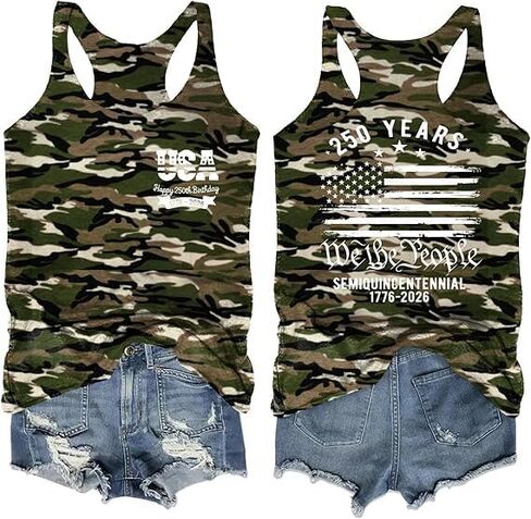 MHTOR Wild Sunflower Racerback Women's Sleeveless Workout Loose Fit Summer Casual Front and Back Cute Printed Tank top in Kuwait