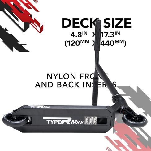 Type R Mini Professional Scooter - Pro Scooters for Small Kids - Short Scooter Deck and Handlebars, 110mm Pro Scooter Wheels - Awesome Colors - Ready 2 Ride Trick Scooter in Saudi Arabia