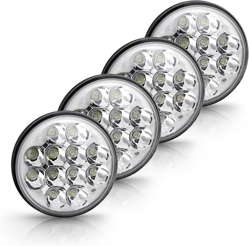 BraveWAY 5.75 inch Round LED Headlights for Motorcycle Sealed Beam 45W 5-3/4" Hi Lo Beam Headlamp Replacement 1PC in Saudi Arabia