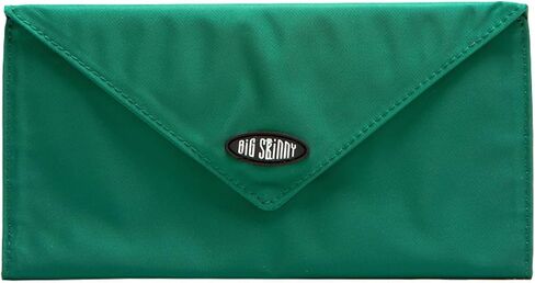 Big Skinny RFID Blocking Slimvelope Tri-Fold Checkbook, Holds Up to 40 Cards, Verdant Green in Saudi Arabia