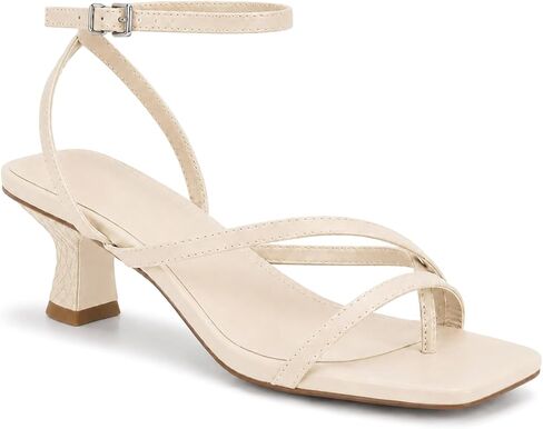 Juliet Holy Womens Strappy Sandals Kitten Heel Open Toe Slingback Ankle Strap Wedding Party Summer Heeled Sandals in Saudi Arabia