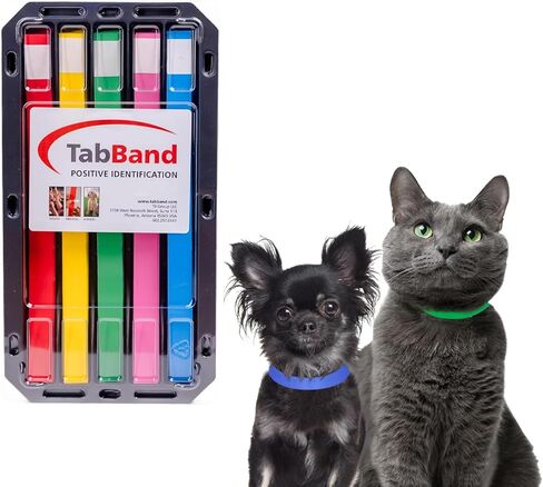 Max Premium Pet ID Collars - 10 Inch - 500 Count - Variety - Waterproof, Writable, Tear-Resistant Identification Bands with Easy Release for Vets, Shelters, and Boarding Facilities. in Saudi Arabia