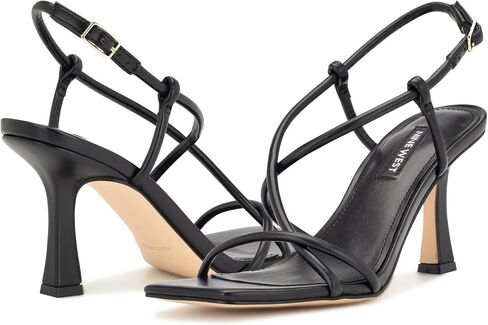Nine West Women's Yuki Heeled Sandal, Black 001, 8.5 in Saudi Arabia