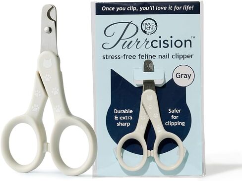 Purrcision Feline Nail Nail Clippers (Basic ، Gray) in Saudi Arabia