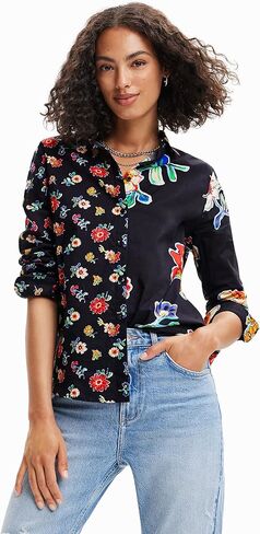 Desigual Women's Woman Woven Shirt Long Sleeve in Saudi Arabia