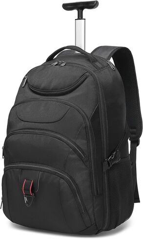 Rolling Backpack,Wheeled Backpack,Carry on Luggage Business Bag, Overnight College Computer Backpack Trolley Suitcase for Men Women Adults to Travel in Saudi Arabia