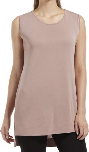 HUE Women's Hi-Low Hem Sleeveless Long Tunic Top in Saudi Arabia