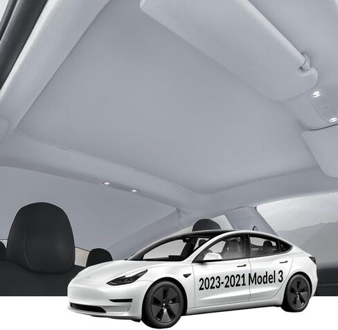 VION Tesla 2023-2021 Model 3 Roof Sunshades (Only Compatible with The 2023-2021 Model 3 Made in The US Version) in Saudi Arabia