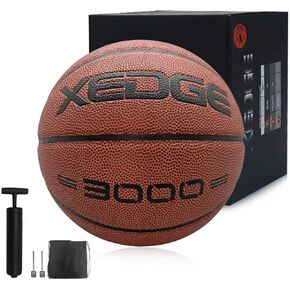 Basketball Size 5/6/7 Composite Leather Street Basketball Indoor Outdoor Game Ball with Needle,Pump and Carry Bag in Saudi Arabia