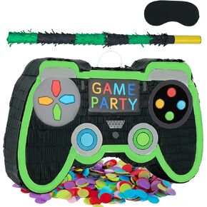 PCFING 20 بوصة كرة القدم piñata مع 30 بوصة piñata عصا عصا العصا عصبت لويت فتاة الأطفال ديكورات حفلة عيد ميلاد ، والاحتفال بالذكرى ، فييستا in Kuwait