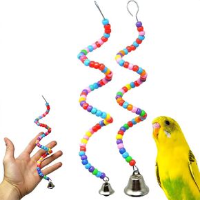 Bonka Bird Toys 869 Millet Holder Colorful Plastic Bead Miller Foraging Parakeet Budgie Finch Dove in Kuwait