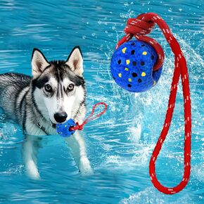 BABORUI Floating Dog Pool Toy – Durable E-TPU Dog Water Toy for Fetch & Chew, Bright Floating Dogs Toys for Pool, Beach & Outdoor Play – Dogs Beach Essentials (Blue Stick) in Kuwait