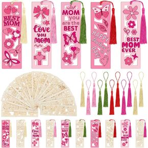 Yexiya 200 PCS Fall DIY Wood Wood Logmlks Kit غير مكتملة اللون الخاص بك مجوفة مع Tassel 100 مجموعة خريف مدرسة فنية مركبة تركيا لوازم القرع للطلاب الفصول الدراسية in Kuwait