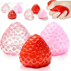 3 PCS ألعاب Big Squishie Strawberry ، ألعاب SPARBERY COSESE SPISE ، ألعاب الإجهاد الهلامي KAWAII ، فاكهة اسفنجي ، أكياس هدايا OPP - مثالية لصالح الحفلات ، جوائز الفصول الدراسية وهدايا أعياد الميلاد للبنات الأولاد in Kuwait