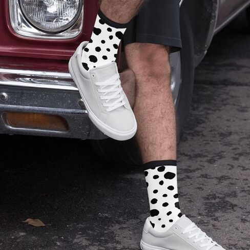 Funny Crew Dress Socks For Men Women in Saudi Arabia