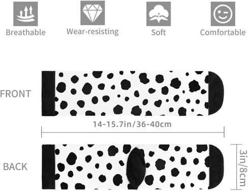 Funny Crew Dress Socks For Men Women in Saudi Arabia