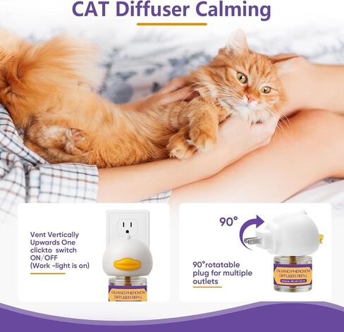 تشمل مجموعة Diffuser Diffuser Kit 6-in-1 ، موزع القطط في الإجهاد والإغاثة من القلق ، مكونين إضافيين + 4 عبوات (48 مل لكل منهما) ، إمدادات مدتها 120 يومًا ، راحة خالية من المخدرات للقطط والقطط-الأرجواني in Saudi Arabia