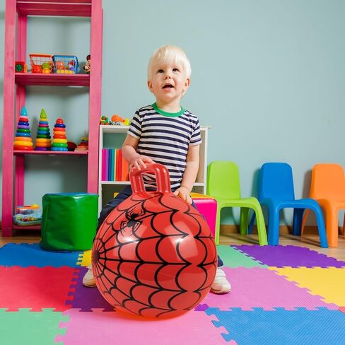 Spider Hopper Ball, 15-Inch Bouncy Balls for Kids, Games & Parties, Inflatable Jumping Toys for Boy Toys & Girls Toys in Saudi Arabia