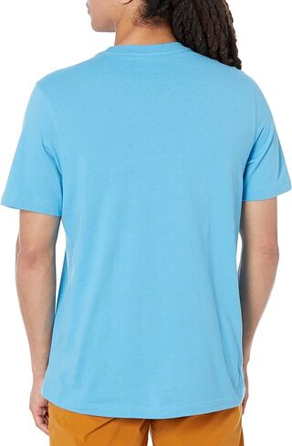 adidas Originals Men's Adicolor Classics Trefoil Tee, Sky Rush/White, X-Small in Saudi Arabia