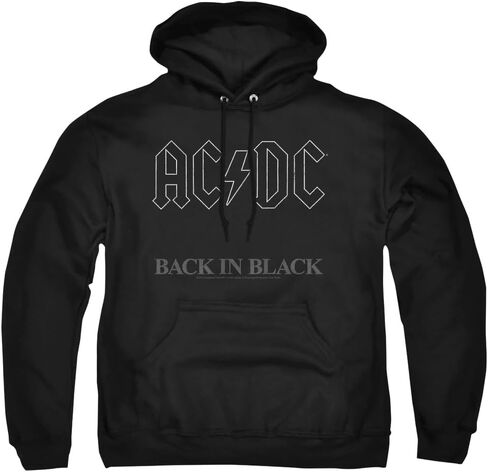 Popfunk ACDC Back in Black Logo كنزة صوفية وملصقات in Kuwait