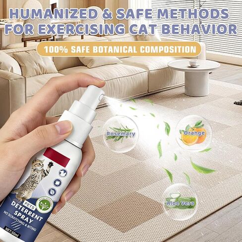 Tetra No Scratch Spray للقطط ، رذاذ القط الطبيعي المضاد للخدش (Purple-1) in Kuwait