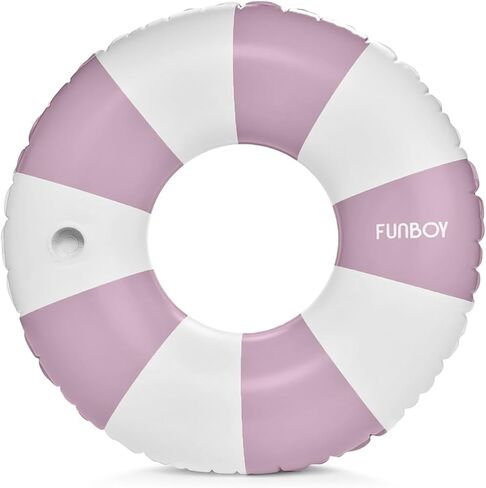 FUNBOY العملاق العتيق باللون الأزرق الداكن مقاس 48 بوصة أنبوب يطفو مع حامل أكواب متكامل، مثالي لحفلة حمام السباحة الصيفية، كبير in Saudi Arabia