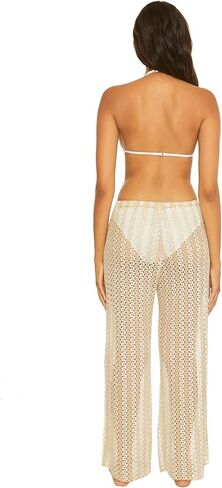 BECCA womens Golden Pants, Lace Crochet, Beach Cover Ups for Women in Saudi Arabia
