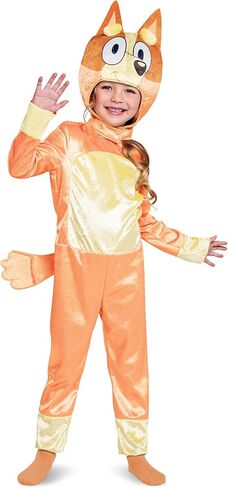 Disguise Bingo Costume for Kids, Official Bluey Character Outfit with Jumpsuit and Mask, Classic Toddler in Saudi Arabia