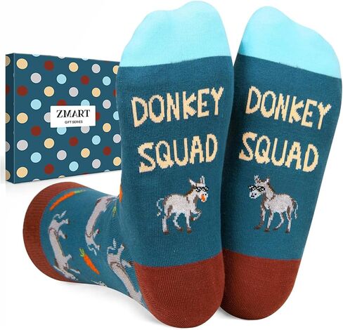 Zmart Funny Socks Donkey Socks Men Smart Ass Socks Carrot Socks Boys, Novelty Donkey Gifts Gag Silly Gifts Women in Saudi Arabia