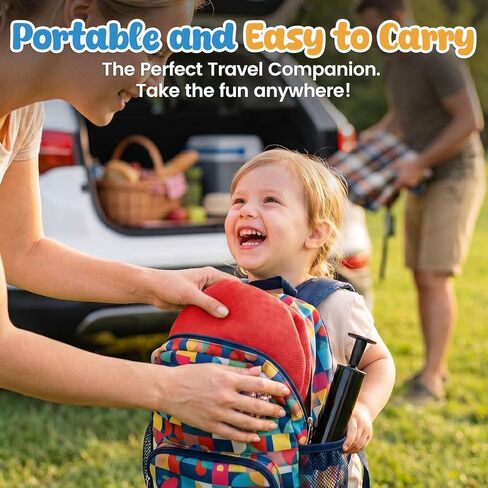 AMOR PRESENT Playground Ball, 8.5inch Inflatable Kickballs with Pump, Red Handball Rubber Dodgeball for Kids Beach Toy Sports Games Yoga Exercises Indoor Outdoor Pool Party in Saudi Arabia