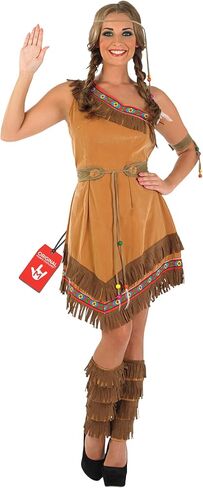 Fun Shack Native American Costume Women, Native American Dress for Women, Warrior Princess Costume Women in Saudi Arabia