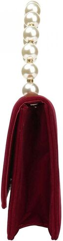 YYW Women Velour Clutch Purses, Elegant Pearl Handbag Evening Clutch Bag for Women Wedding Cocktail Party Clutch Wallets in Saudi Arabia