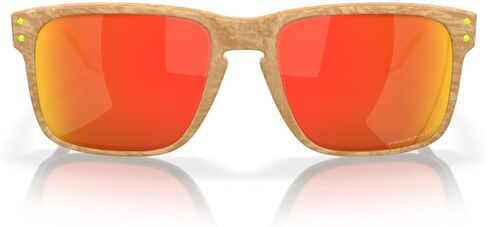 Oakley Men's OO9102 Holbrook Square Sunglasses, Mt Stone Desert Tan/Prizm Ruby Polarized, 57 mm in Saudi Arabia