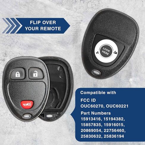 KeylessOption Just The Case Keyless Entry Remote Key Fob Shell in Saudi Arabia