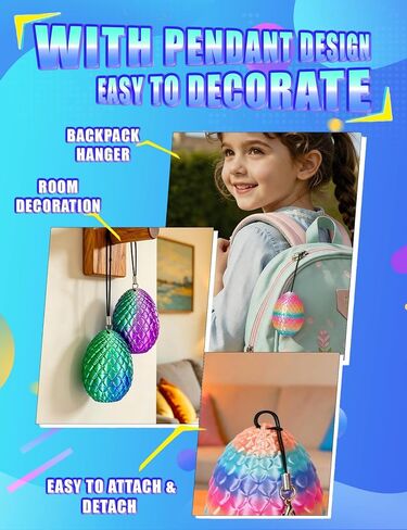 8 Pcs 3D Printed Dragon with Dragon Inside, Crystalynx Dragon Egg Fidget Toy, Cool Articulated Fidget Toys for Kids Age 4-6 6-8 8-10, Unique Executive Desk Toys for Dragon Birthday Party Decorations in Saudi Arabia