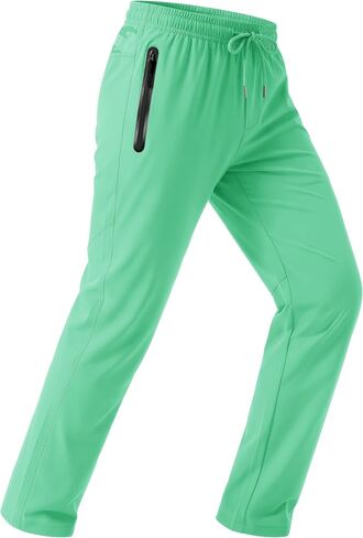 MAGCOMSEN Hiking Pants for Men Lightweight Workout Pants with Pockets Quick Dry Jogging Pants Gym in Kuwait